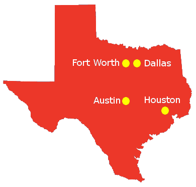 Service coverage map